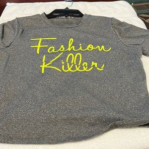 Crop Tee Shirt Size Large